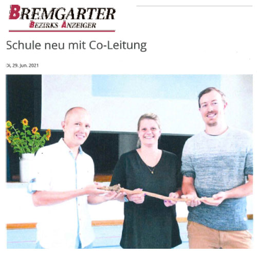 Stationäre Sonderschule, St. Benedikt Hermetschwil - 2021 - 29.06.2021 
Bremgartener Bezirks Anzeiger
Abschlussfeier